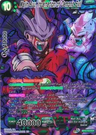 Majin Buu, Incarnation of Demonic Evil [BT12-153] | Devastation Store