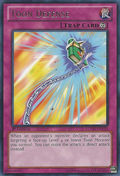 Toon Defense [LCYW-EN118] Rare | Devastation Store