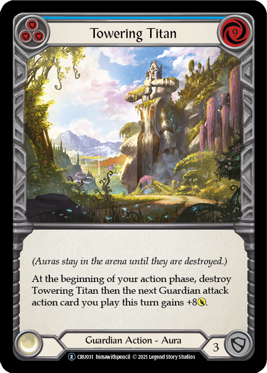 Towering Titan (Blue) [CRU031] Unlimited Normal | Devastation Store