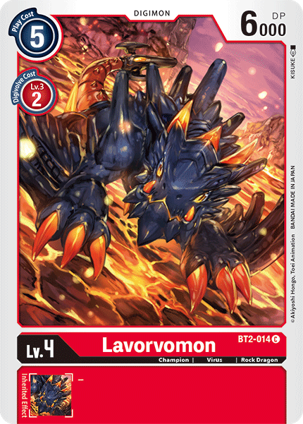 Lavorvomon [BT2-014] [Release Special Booster Ver.1.5] | Devastation Store