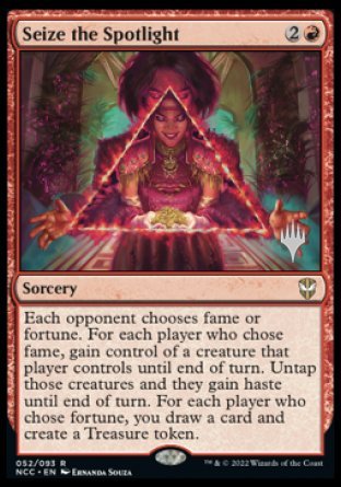 Seize the Spotlight (Promo Pack) [Streets of New Capenna Commander Promos] | Devastation Store