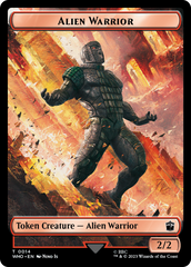 Alien Angel // Alien Warrior Double-Sided Token [Doctor Who Tokens] | Devastation Store