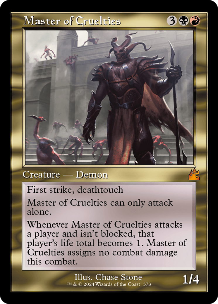 Master of Cruelties (Retro Frame) [Ravnica Remastered] | Devastation Store