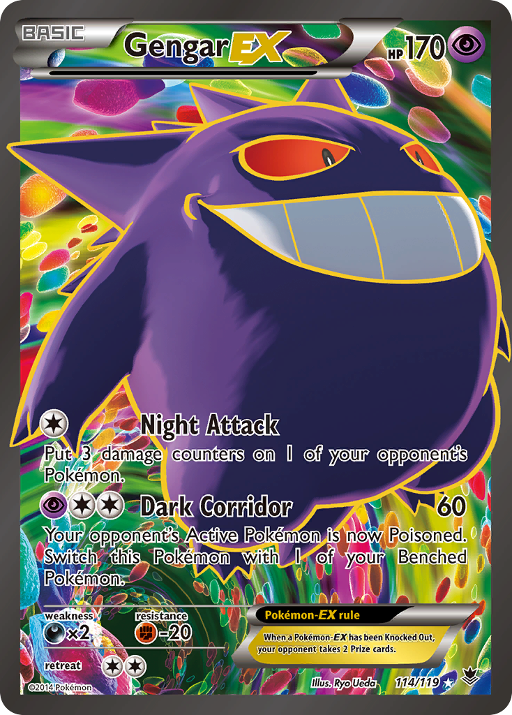 Gengar EX (114/119) [XY: Phantom Forces] | Devastation Store