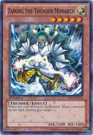 Zaborg the Thunder Monarch [BP01-EN132] Starfoil Rare | Devastation Store