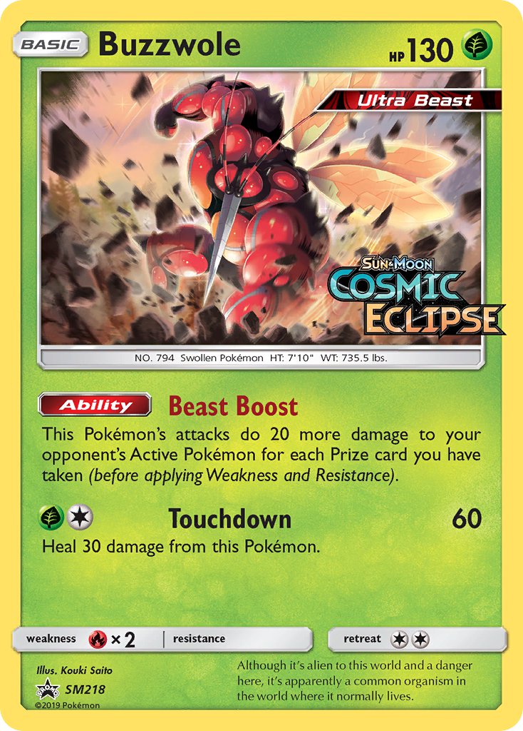 Buzzwole (SM218) [Sun & Moon: Black Star Promos] | Devastation Store