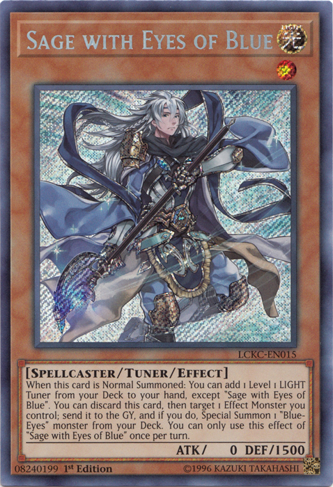 Sage with Eyes of Blue [LCKC-EN015] Secret Rare | Devastation Store