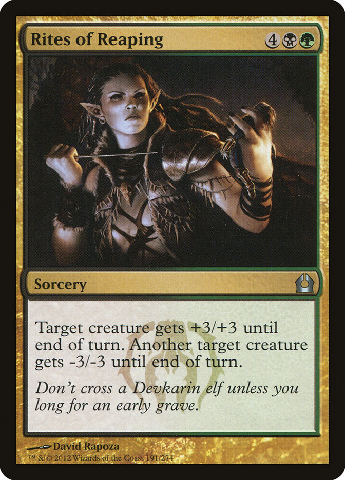 Rites of Reaping [Return to Ravnica] - Devastation Store | Devastation Store