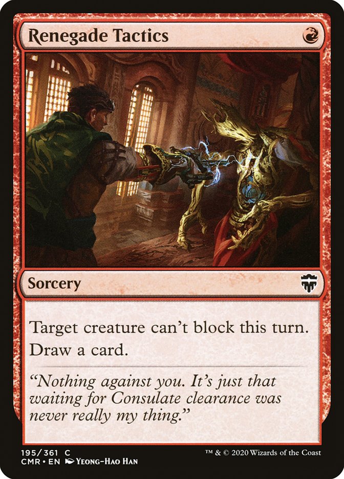 Renegade Tactics [Commander Legends] | Devastation Store