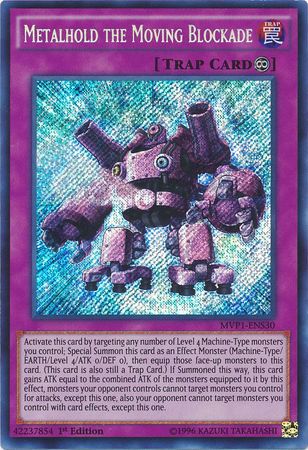 Metalhold the Moving Blockade [MVP1-ENS30] Secret Rare | Devastation Store