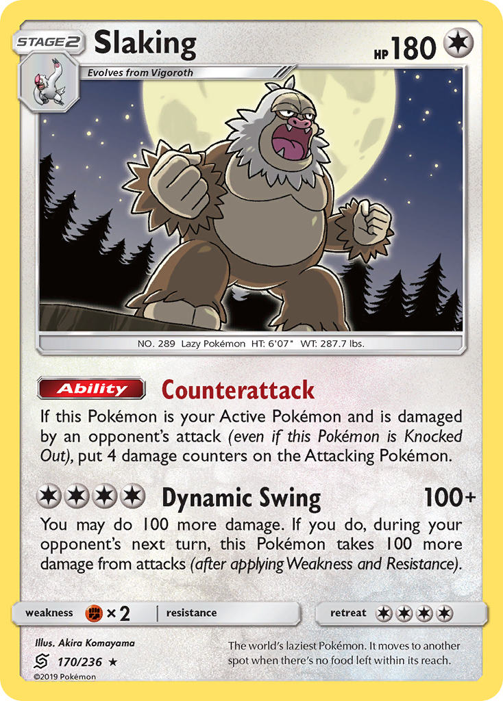 Slaking (170/236) [Sun & Moon: Unified Minds] | Devastation Store