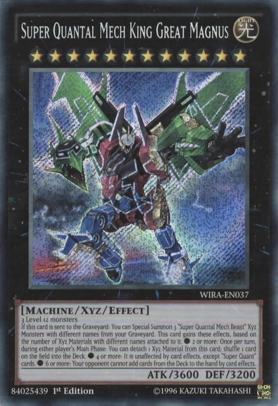 Super Quantal Mech King Great Magnus [WIRA-EN037] Secret Rare | Devastation Store