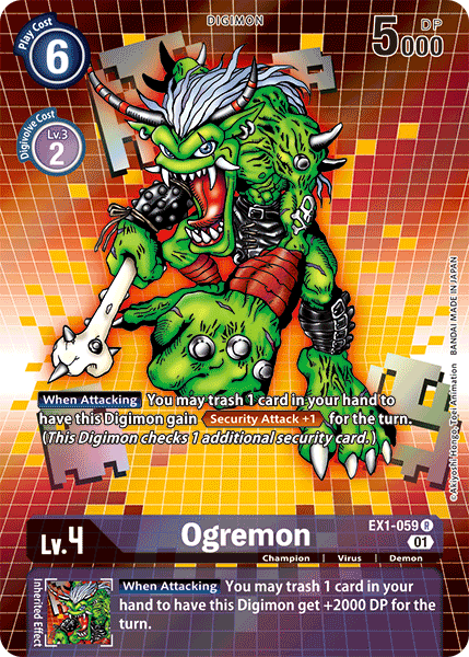 Ogremon [EX1-059] (Alternate Art) [Classic Collection] | Devastation Store