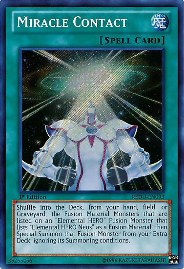 Miracle Contact [REDU-EN093] Secret Rare | Devastation Store