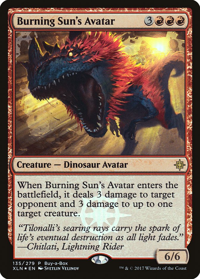 Burning Sun's Avatar (Buy-A-Box) [Ixalan Promos] - Devastation Store | Devastation Store