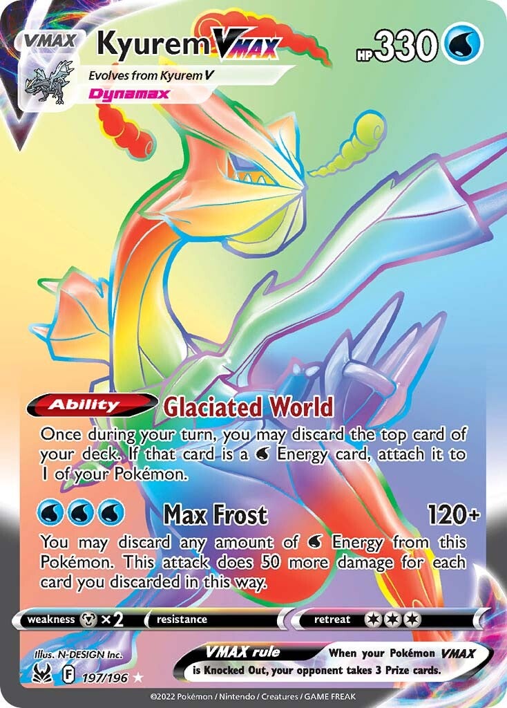 Kyurem VMAX (197/196) [Sword & Shield: Lost Origin] | Devastation Store