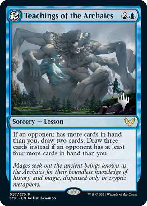 Teachings of the Archaics (Promo Pack) [Strixhaven: School of Mages Promos] | Devastation Store