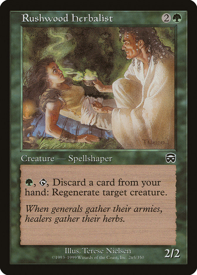 Rushwood Herbalist [Mercadian Masques] | Devastation Store