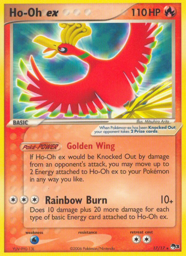 Ho-Oh ex (17/17) (Holo) [POP Series 3] | Devastation Store