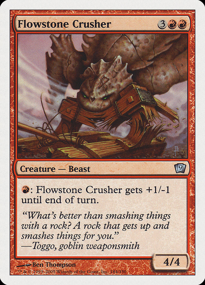 Flowstone Crusher [Ninth Edition] | Devastation Store