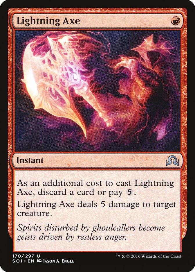 Lightning Axe [Shadows over Innistrad] | Devastation Store