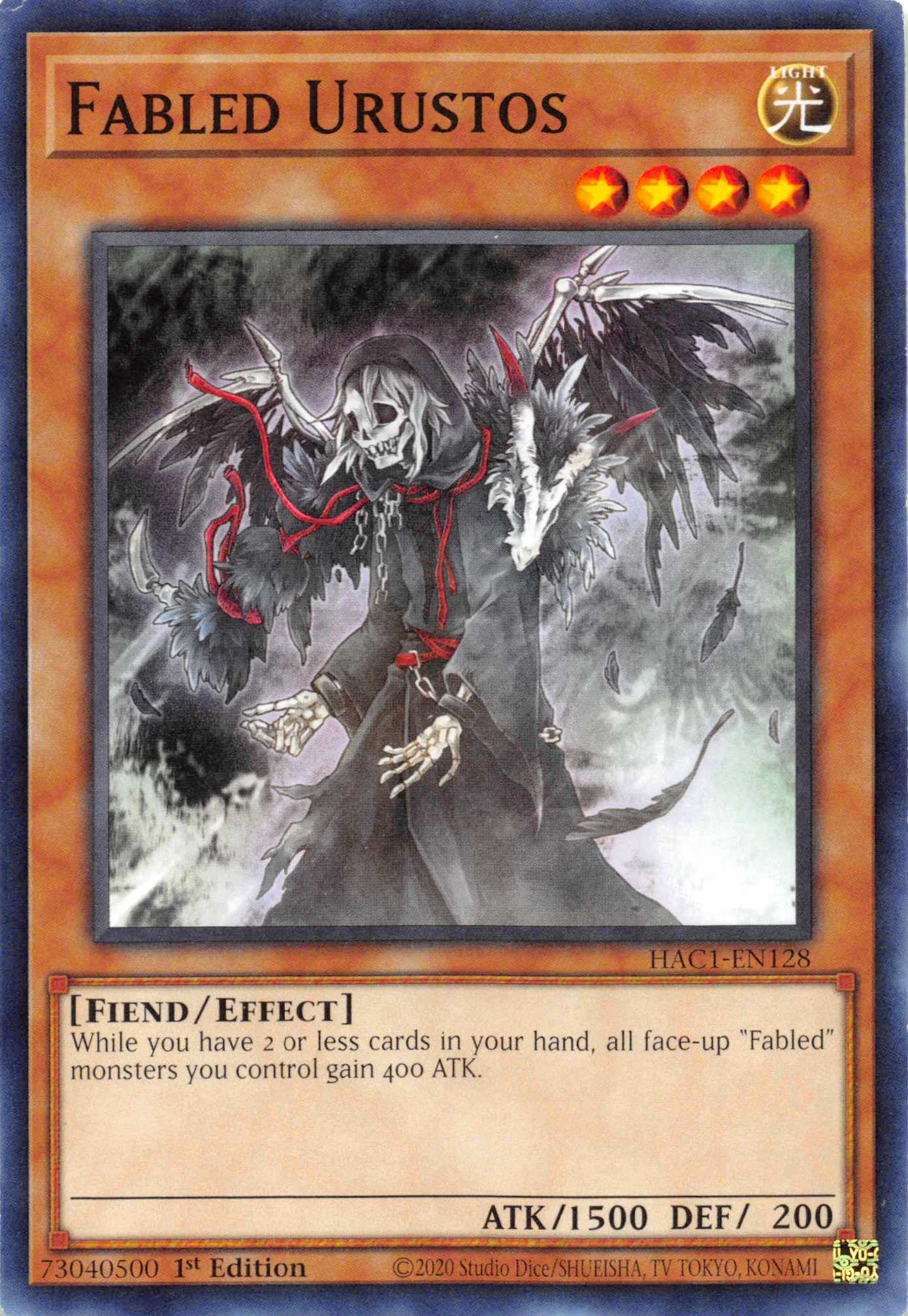 Fabled Urustos [HAC1-EN128] Common | Devastation Store