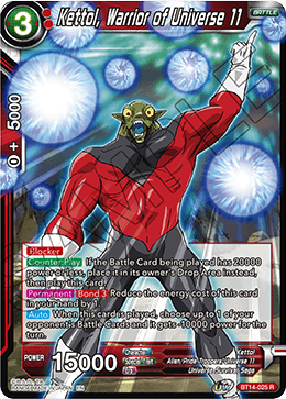 Kettol, Warrior of Universe 11 (BT14-025) [Cross Spirits] | Devastation Store