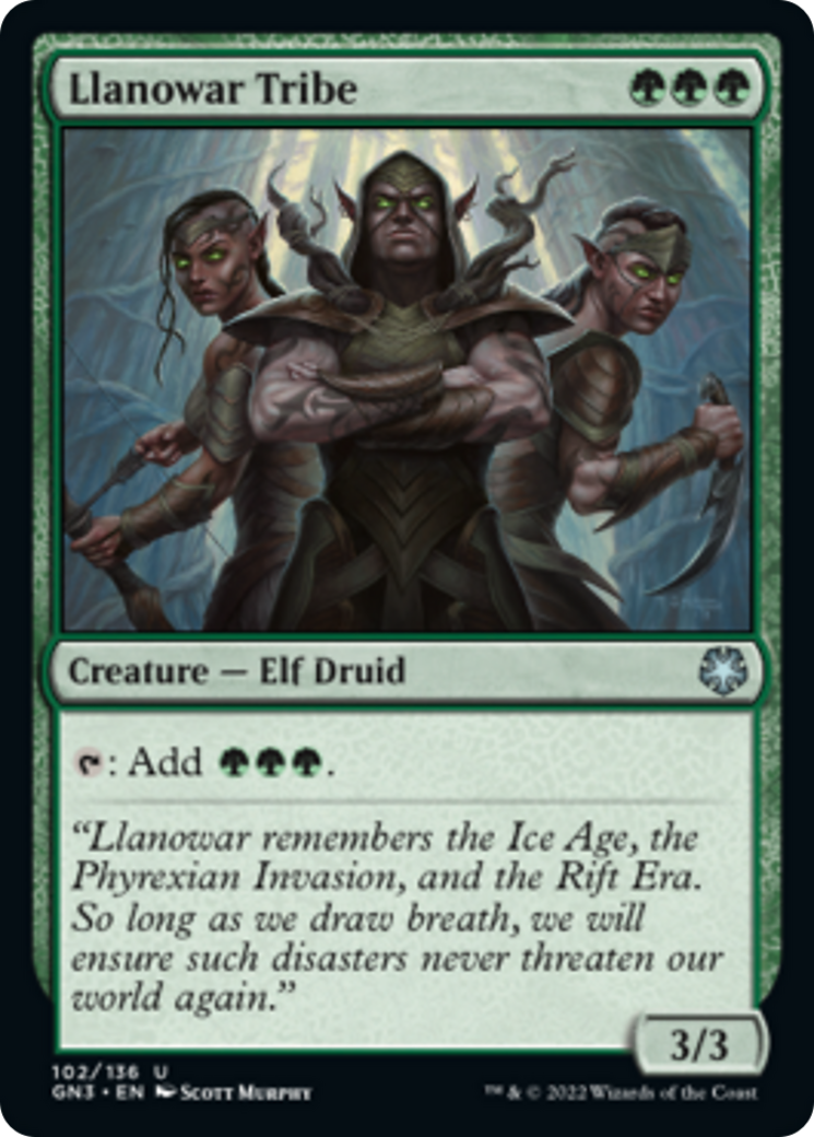 Llanowar Tribe [Game Night: Free-for-All] | Devastation Store