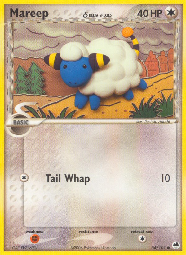 Mareep (54/101) (Delta Species) [EX: Dragon Frontiers] | Devastation Store