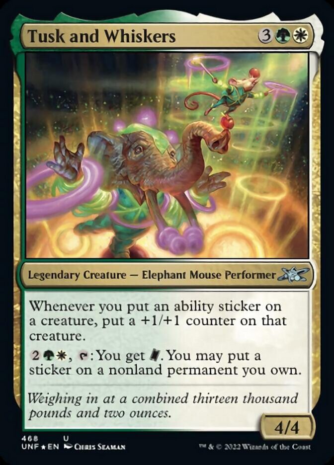 Tusk and Whiskers (Galaxy Foil) [Unfinity] | Devastation Store