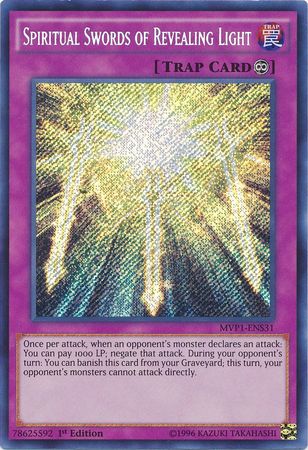 Spiritual Swords of Revealing Light [MVP1-ENS31] Secret Rare | Devastation Store