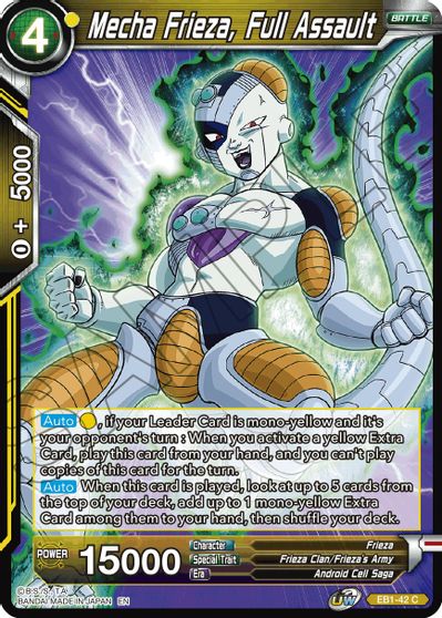 Mecha Frieza, Full Assault (EB1-42) [Battle Evolution Booster] | Devastation Store