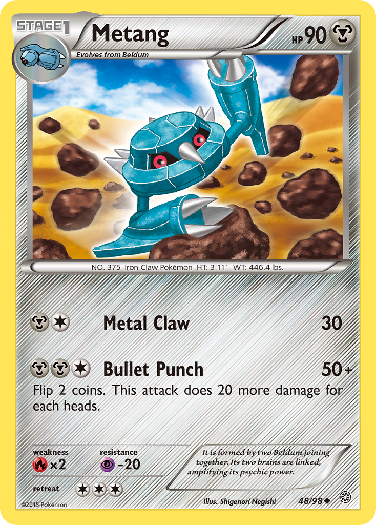 Metang (48/98) [XY: Ancient Origins] | Devastation Store