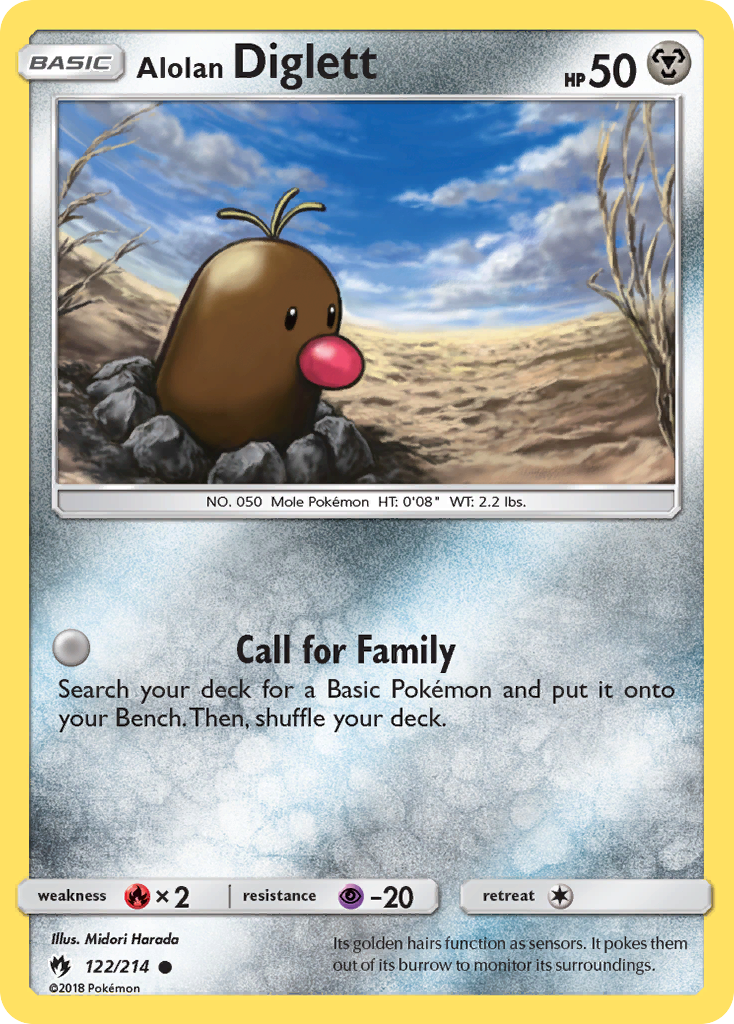 Alolan Diglett (122/214) [Sun & Moon: Lost Thunder] | Devastation Store