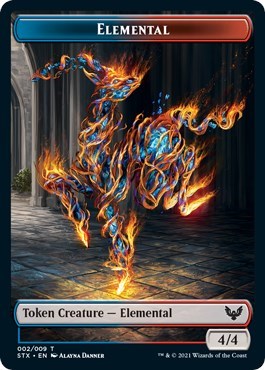 Elemental // Pest Token [Strixhaven: School of Mages Tokens] | Devastation Store