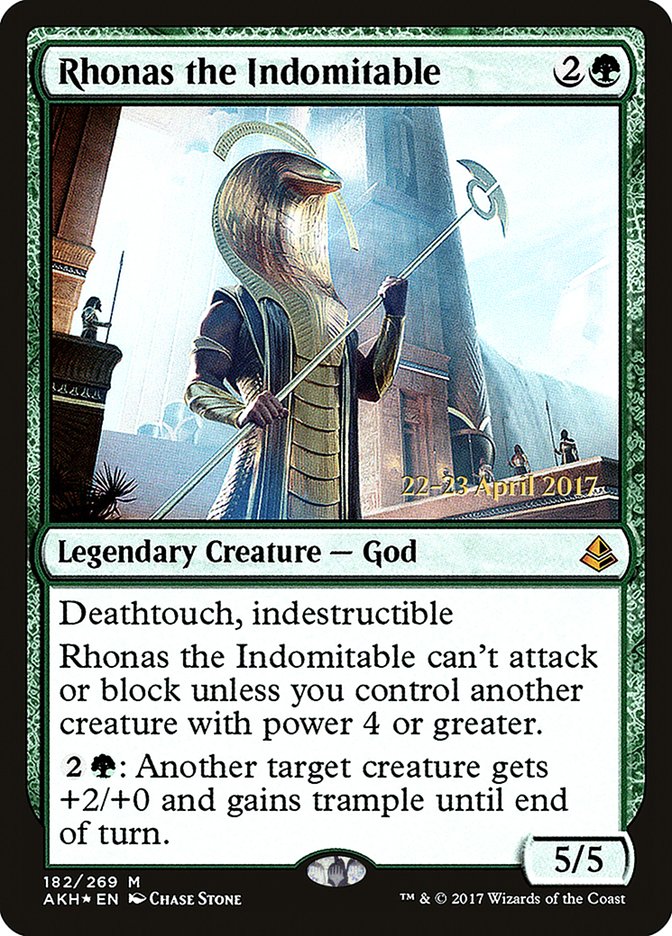 Rhonas the Indomitable  [Amonkhet Prerelease Promos] | Devastation Store