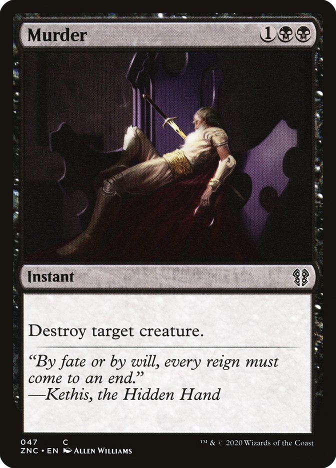 Murder [Zendikar Rising Commander] | Devastation Store