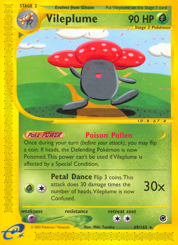 Vileplume (69/165) [Expedition: Base Set] | Devastation Store