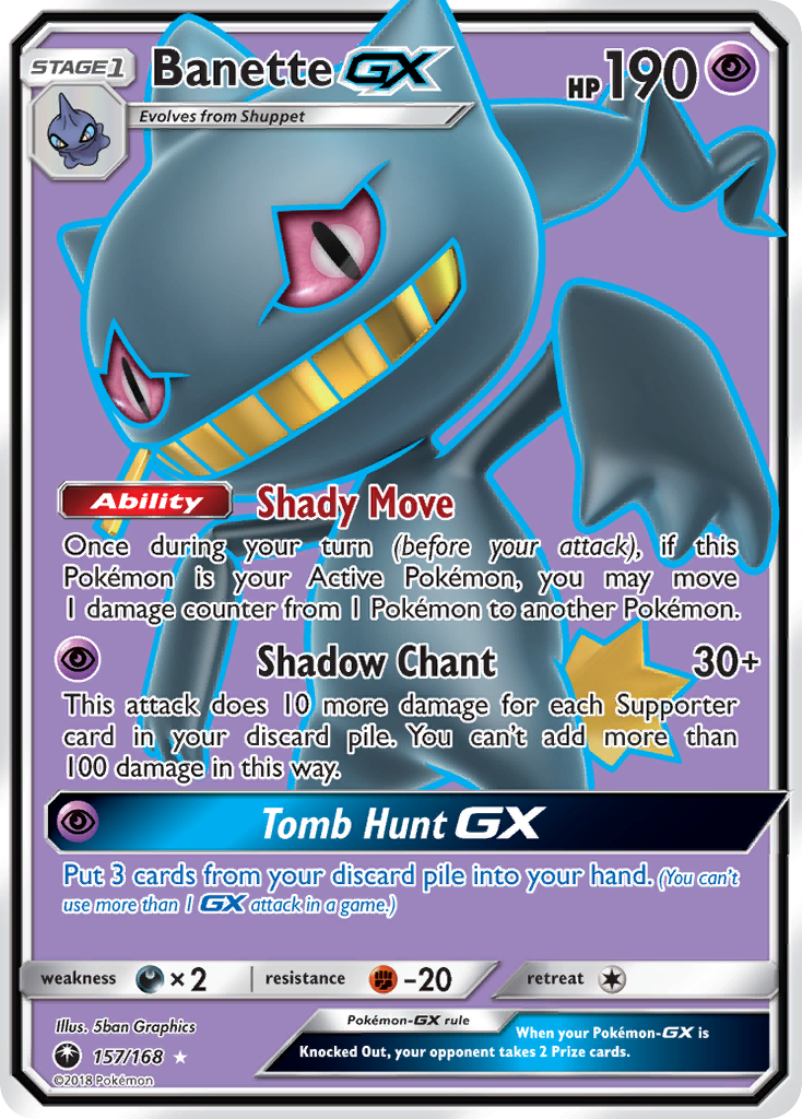 Banette GX (157/168) [Sun & Moon: Celestial Storm] | Devastation Store