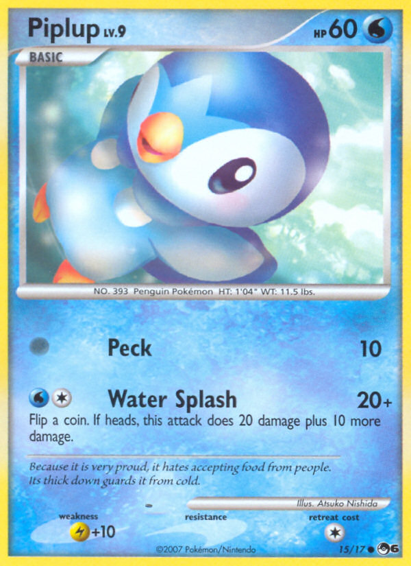 Piplup (15/17) [POP Series 6] | Devastation Store