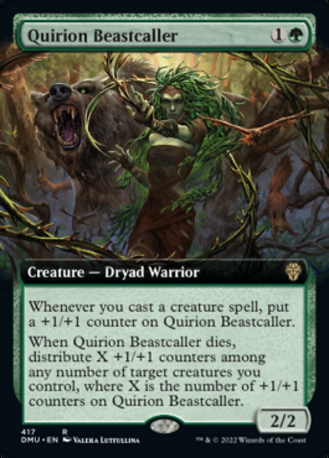 Quirion Beastcaller (Extended Art) [Dominaria United] | Devastation Store