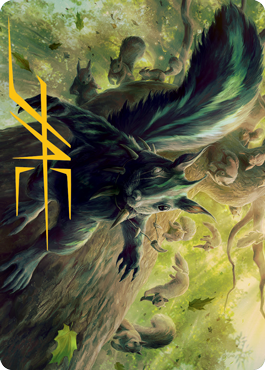 Chatterfang, Squirrel General Art Card (68) (Gold-Stamped Signature) [Modern Horizons 2 Art Series] | Devastation Store