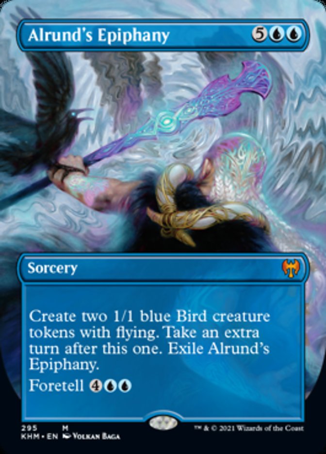 Alrund's Epiphany (Borderless Alternate Art) [Kaldheim] | Devastation Store
