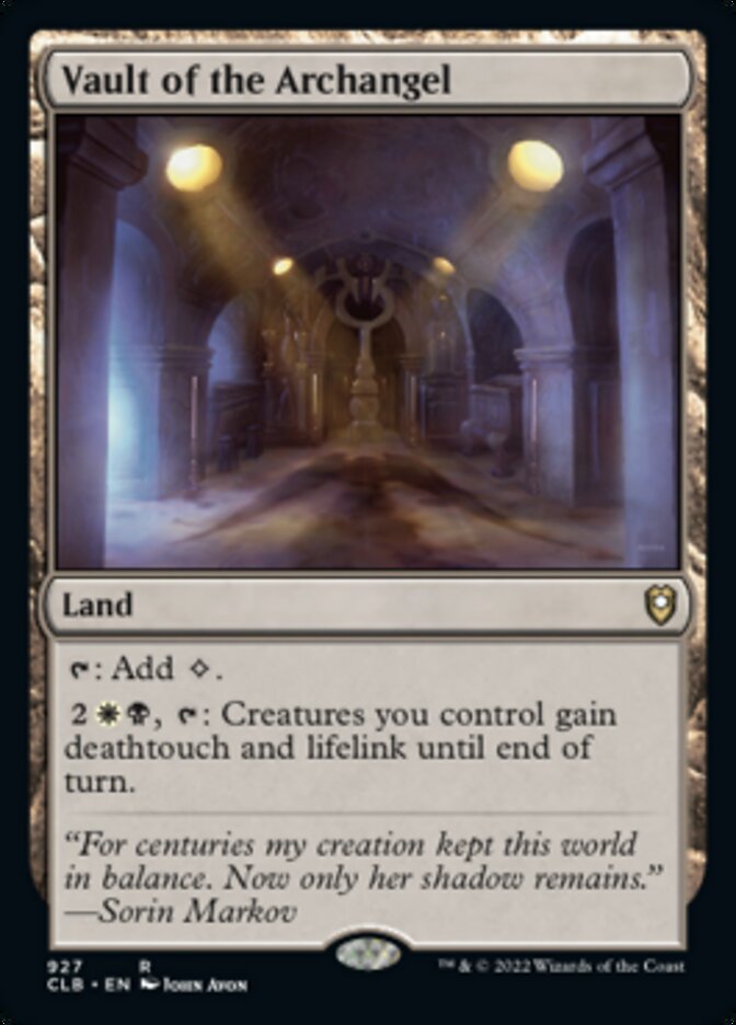 Vault of the Archangel [Commander Legends: Battle for Baldur's Gate] | Devastation Store