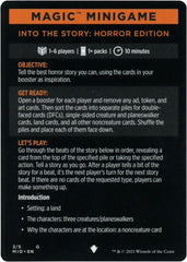 Into the Story: Horror Edition (Magic Minigame) [Innistrad: Midnight Hunt Minigame] | Devastation Store