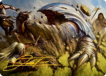 Bulette Art Card (Gold-Stamped Signature) [Dungeons & Dragons: Adventures in the Forgotten Realms Art Series] | Devastation Store