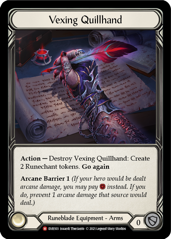 Vexing Quillhand [EVR103] (Everfest)  1st Edition Normal | Devastation Store