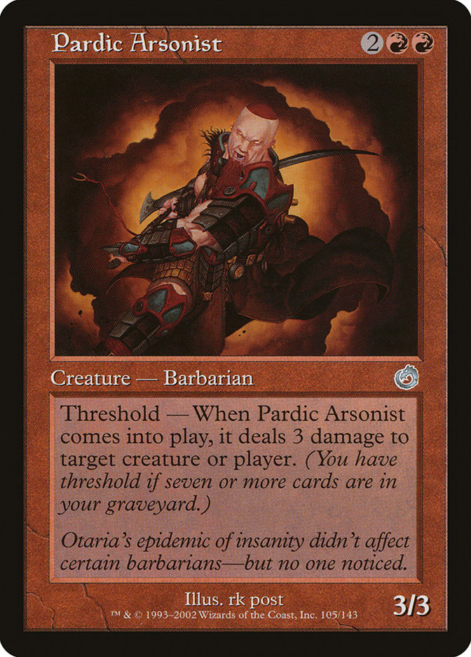 Pardic Arsonist [Torment] - Devastation Store | Devastation Store