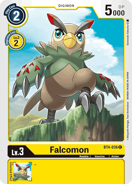 Falcomon [BT4-036] [Great Legend] | Devastation Store
