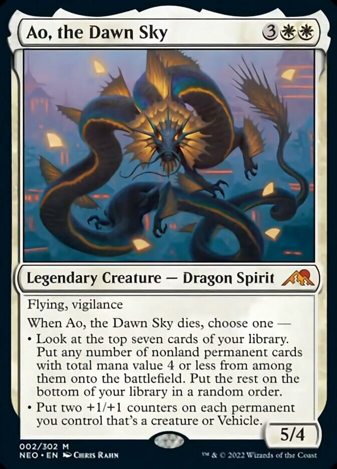 Ao, the Dawn Sky [Kamigawa: Neon Dynasty] | Devastation Store